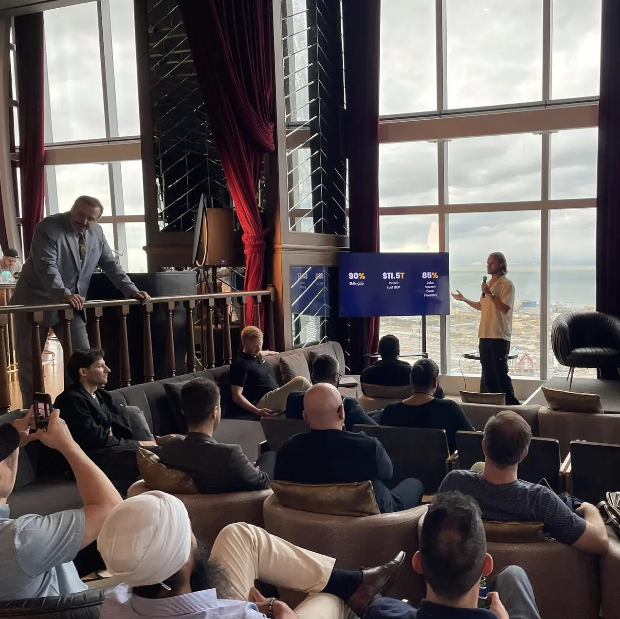 Jake at event