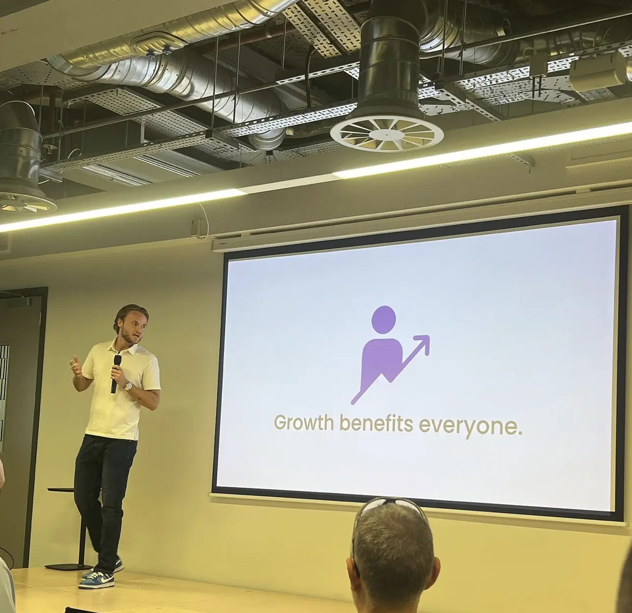 Jake at event
